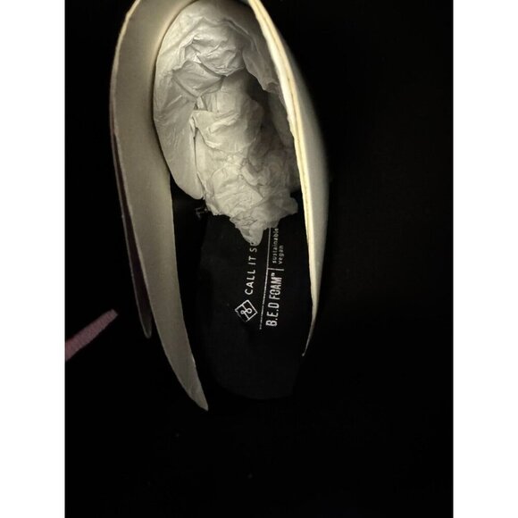 Call It Spring Tenacious Size 7.5 Pink Ankle Boot Chunky‎ High Heel Cosplay NWT - Picture 9 of 11